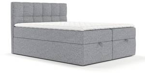 Boxspringbett Shay Grau - Breite: 200 cm