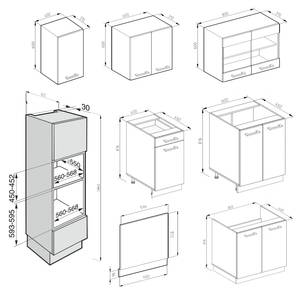 Cuisine R-Line 30523 Largeur : 300 cm