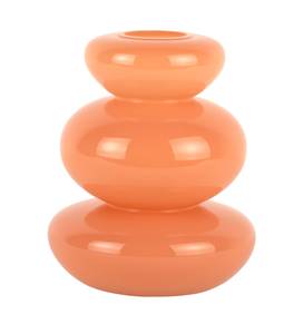 Vase Bubbles Orange - 17 x 20 x 17 cm