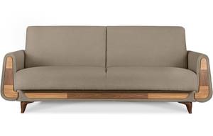 GUSTAVO Sofa 3-Sitzer Braun