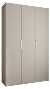 Armoire à portes battantes Como 4 Beige - Doré - 150 x 50 cm