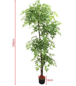 Plante Artificielle Nandina RE7042 Vert - Matière plastique - 50 x 150 x 50 cm