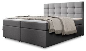 Boxspringbett PALMA Hellgrau - Breite: 140 cm