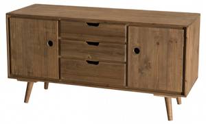 Buffet ANDREW Braun - Holz teilmassiv - 40 x 57 x 110 cm