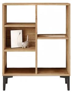 Vitrine LODLE SC69 Beige - Bois manufacturé - Matière plastique - 69 x 88 x 25 cm