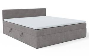 Boxspringbett Doppelbett Verdig Grau - Breite: 200 cm