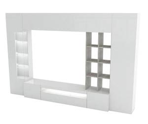 Wohnzimmermöbel Dfazz Weiß - Holzwerkstoff - 40 x 192 x 290 cm