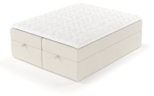 Boxspringbett Freja Beige - Breite: 200 cm