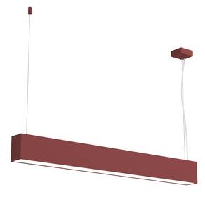 Pendelleuchte Linear 4000K Rot - 60 x 7 x 60 cm