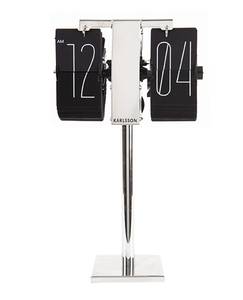 Karlsson Uhr Flip Clock No Case Schwarz - Metall - 21 x 35 x 10 cm