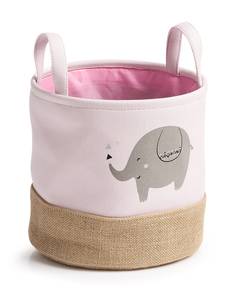 Aufbewahrungskorb "Elefant" Pink - Kunststoff - 25 x 25 x 25 cm