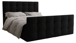 Boxspringbett MULAN 2 Schwarz - Breite: 185 cm