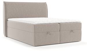 Boxspringbett Mensa Braun - Breite: 200 cm