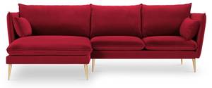 Ecksofa AGATE 4 Sitzplätze Rot