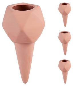 Tonkegel zur Bewässerung 4er Set Braun - Keramik - 10 x 19 x 9 cm