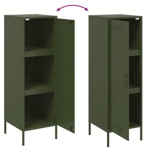 Highboard DE3754 Grün - Metall - 39 x 113 x 36 cm