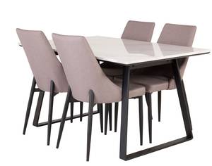 Essgruppe Estelle 31 (5-teilig) Grau - Massivholz - 90 x 75 x 140 cm