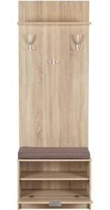 Garderobe EDDA Beige - Holzwerkstoff - 35 x 192 x 67 cm