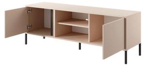 Meuble tv DAST RTV154 2D Beige - Bois manufacturé - Matière plastique - 154 x 54 x 40 cm