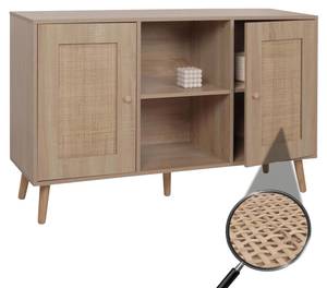 Sideboard M42 Braun - Holzwerkstoff - Holz teilmassiv - 120 x 77 x 38 cm