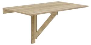 Table murale Schlammburg Marron - Bois manufacturé - 100 x 58 x 60 cm