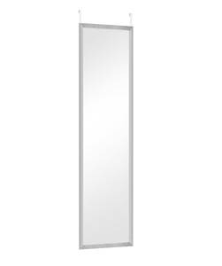 Schmaler Türhängespiegel Silber 30x120cm Silber - Glas - Kunststoff - 30 x 120 x 2 cm