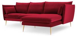 Ecksofa AGATE 4 Sitzplätze Rot