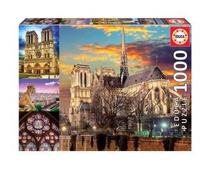 Puzzle Collage Notre Dame de Paris Papier - 28 x 6 x 38 cm