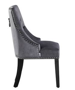 Windsor Velvet Chair 6er-Set, Dunkelgrau Grau