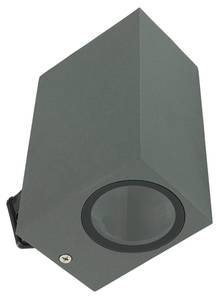 Lampe murale d'extérieur AALBORG Anthracite - Multicolore - Hauteur : 15 cm - Nb d'ampoules : 2