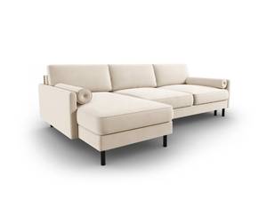 Schlaf-Ecksofa + Box SCOTT 5 Sitzplätze Beige