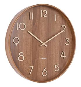 Horloge Pure Medium D40cm Marron foncé - 5 x 40 cm