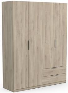 Kleiderschrank Ghost Eiche Dekor