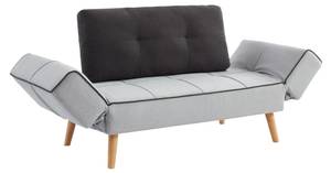 Canapé convertible EBATY Gris - Textile - 71 x 89 x 149 cm