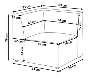 Fauteuil LEMVIG Blanc crème - Blanc