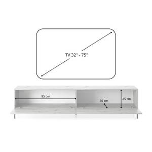 LAMMELO - TV-Möbe - Taupe Breite: 175 cm