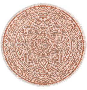 Tapis d'extérieur & intérieur Cleo Orange - 120 x 120 cm