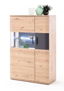 Wohnzimmer Claas 32 (5-teilig) Braun - Holzwerkstoff - Kunststoff - 490 x 198 x 50 cm