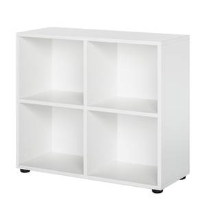 Scaffale archivio Ella Bianco - Materiale a base lignea - 83 x 73 x 35 cm