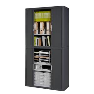 Armadio archivio easyOffice Color antracite - Altezza: 204 cm