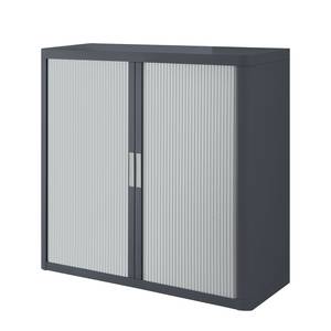 Armoire à dossiers easyOffice Anthracite / Gris - Hauteur : 104 cm