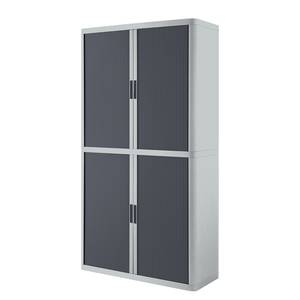 Armoire à dossiers easyOffice Gris / Anthracite - Hauteur : 204 cm