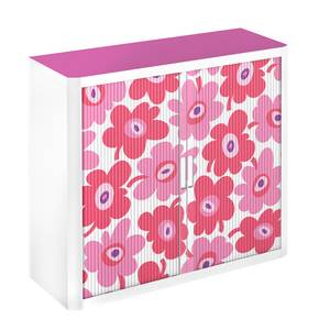 Meuble easyOffice Papier Peints VII Rose vif - Hauteur : 104 cm