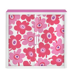 Meuble easyOffice Papier Peints VII Rose vif - Hauteur : 104 cm