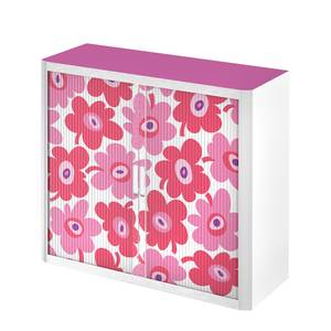 Armadio a serranda Papier Peints VII Pink - Altezza: 104 cm