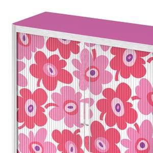 Meuble easyOffice Papier Peints VII Rose vif - Hauteur : 104 cm