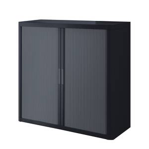 Armoire à dossiers easyOffice Noir / Anthracite - Hauteur : 104 cm