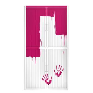 Aktenschrank easyOffice Stickers I Weiß / Pink - Höhe: 204 cm