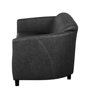 Sofa Hineston (3-Sitzer) Kunstleder Anthrazit