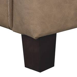 Fauteuil Hineston Cuir synthétique - Marron clair